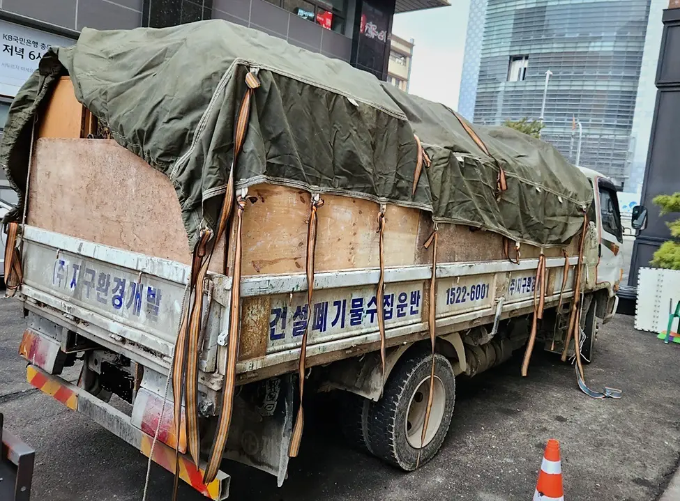 과천 사무실 폐기물 방문수거 작업 전후 5